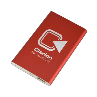 Picture of FLAT POWER BANK in Red