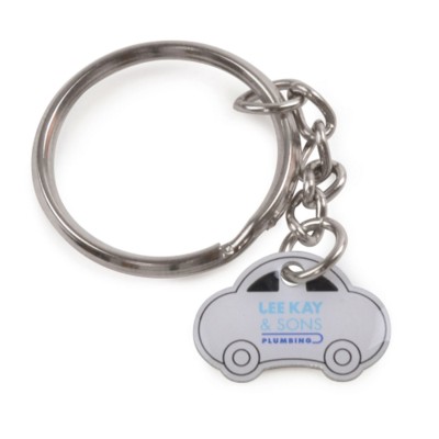 Picture of SMALL METAL KEYRING.