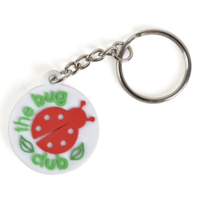 Picture of SMALL PVC BESPOKE KEYRING