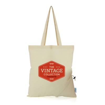 Picture of ECCLESTON RECYCLED COTTON FOLDING SHOPPER