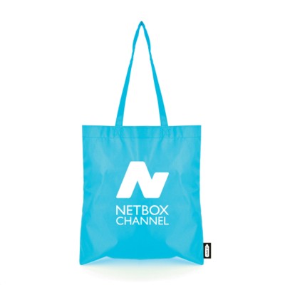 Picture of RPET SHOPPER TOTE BAG in Cyan