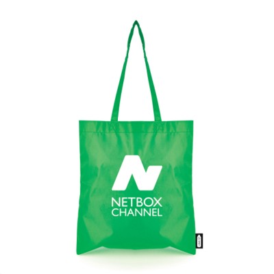 Picture of RPET SHOPPER TOTE BAG in Green.