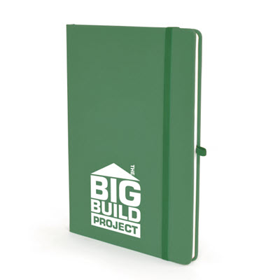 Picture of A5 MOLE NOTEBOOK in Dark Green.