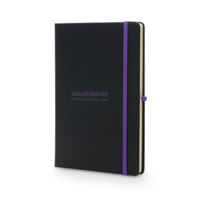 Picture of A5 REVEAL NOTEBOOK in Purple.