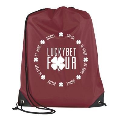 Picture of PEGASUS PLUS DRAWSTRING BAG in Burgundy