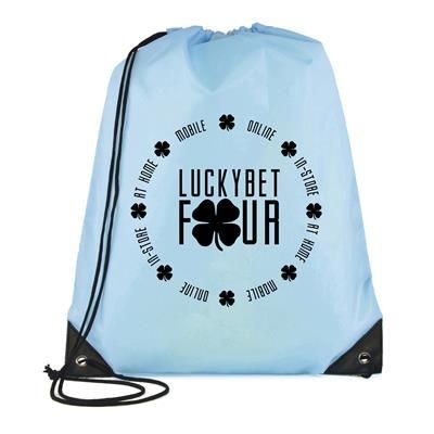 Picture of PEGASUS PLUS DRAWSTRING BAG in Light Blue.