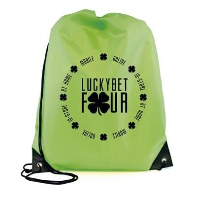 PEGASUS PLUS DRAWSTRING BAG in Ligh Green.