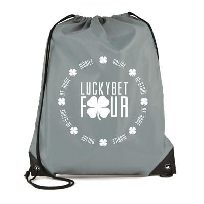 Picture of PEGASUS PLUS DRAWSTRING BAG in Light Grey