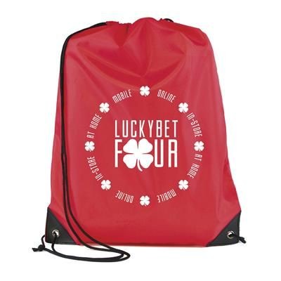 Picture of PEGASUS PLUS DRAWSTRING BAG in Red