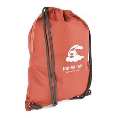 Picture of DALTON DRAWSTRING BAG in Red