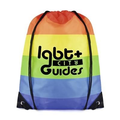 Picture of RAINBOW PEGAUS DRAWSTRING BAG