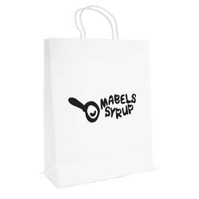 Picture of BRUNSWICK MEDIUM WHITE PAPER BAG.