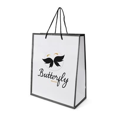 Picture of NEWQUAY PAPER BAG in Black