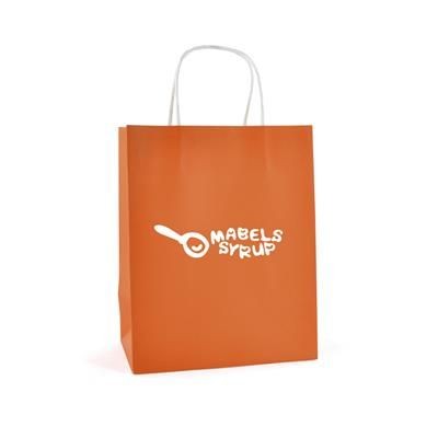 Picture of BRUNSWICK MEDIUM PAPER BAG in Amber
