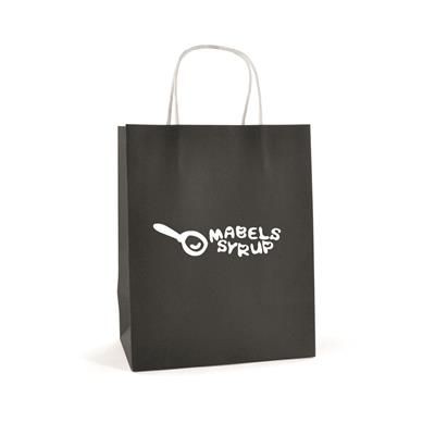 Picture of BRUNSWICK MEDIUM PAPER BAG in Black