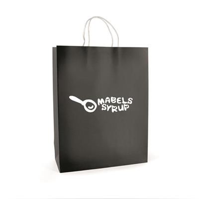 Picture of BRUNSWICK LARGE PAPER BAG in Black