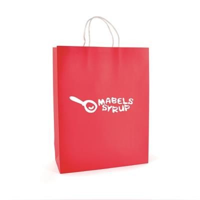 Picture of BRUNSWICK LARGE PAPER BAG in Red