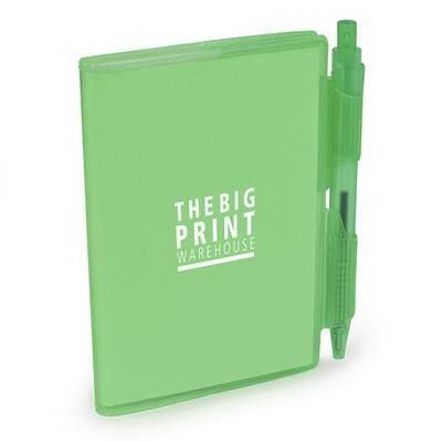 Picture of A7 PVC NOTE BOOK AND PEN in Green