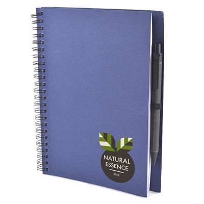 Picture of A5 INTIMO RECYCLED NOTE BOOK in Navy Blue