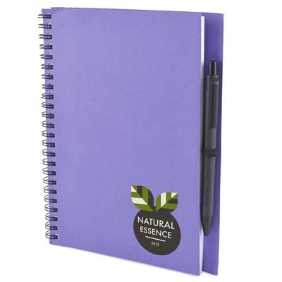 Picture of A5 INTIMO RECYCLED NOTEBOOK in Purple