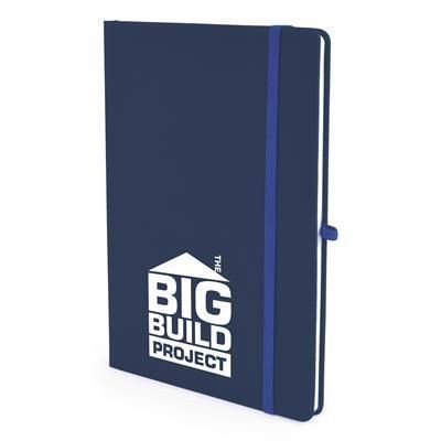Picture of A5 MOLE NOTE BOOK in Navy Blue.