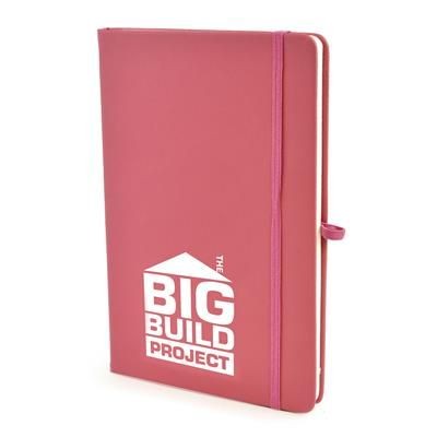 Picture of A5 MOLE NOTEBOOK in Pink.