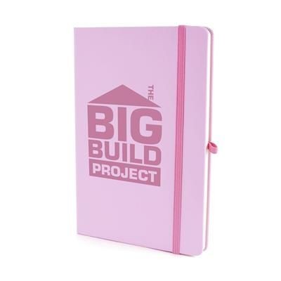 Picture of A5 MOLE NOTEBOOK in Pastel Pink.