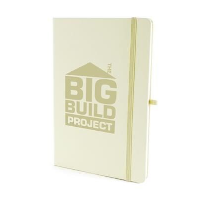 Picture of A5 MOLE NOTE BOOK in Pastel Yellow.