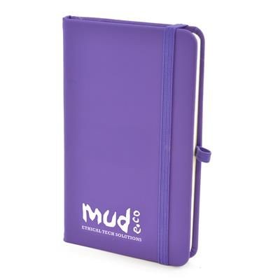 Picture of A6 MOLE NOTEBOOK in Purple.