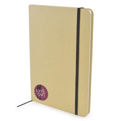 Picture of A5 NATURAL RECYCLED NOTEBOOK.