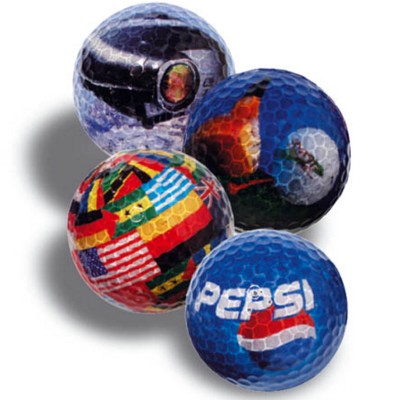 Picture of DESIGN GOLF BALL with All Over Full 4 Colour Process Print