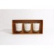 Picture of 3 X 90ML HAND POURED NATURAL SOY AND RAPESEED WAX CANDLE