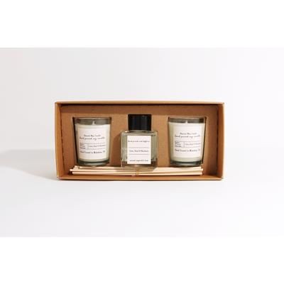 Picture of 2 X 90ML SOY & RAPESEED WAX CANDLE & 50ML REED FRAGRANCE DIFFUSER.