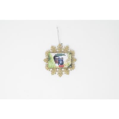 Picture of SPARKLING GLITTER EFFECT SNOW FLAKE SHAPE CHRISTMAS DECORATION