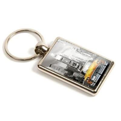 Picture of SILVER COLOUR METAL KEYRING.