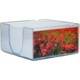 Picture of PLASTIC COMPACT MEMO NOTE PAD CUBE BLOCK HOLDER in Clear Transparent