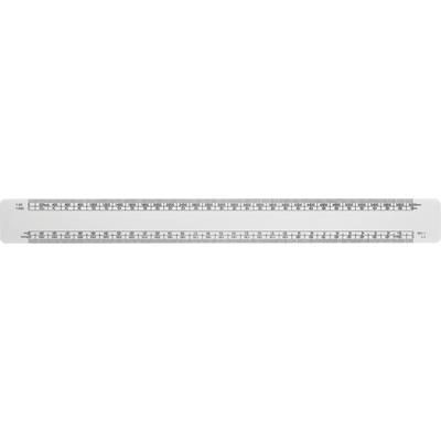 Picture of SOLID WHITE 30CM SCALE RULER with Full Colour Print to One Side.