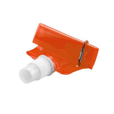Picture of COMPACTA FOLDING WATER BOTTLE - ORANGE in Orange
