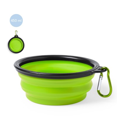 Picture of COLLAPSIBLE DOG BOWL in Black, Blue, Grey, Pale Green, Red