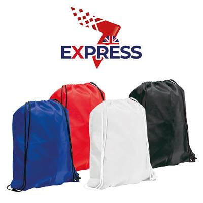 Picture of EXPRESS DRAWSTRING BAG: 1* Working Day Delivery.