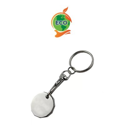 Picture of ECO METAL TROLLEY COIN PRINTED