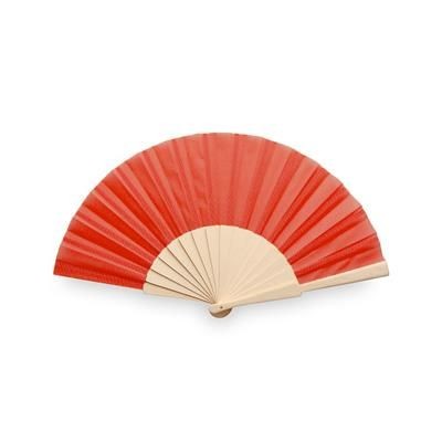 Picture of BAYLIE FABRIC AND WOOD FAN
