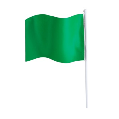 Picture of HANDHELD POLYESTER FLAG - GREEN