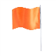 HANDHELD POLYESTER FLAG - ORANGE image 2
