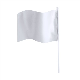HANDHELD POLYESTER FLAG - WHITE image 2