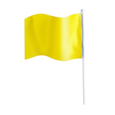 Picture of HANDHELD POLYESTER FLAG - YELLOW