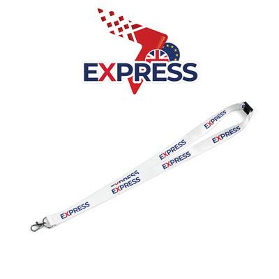 Picture of EUROPEAN EXPRESS DYE SUBLIMATED LANYARD.