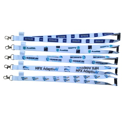 Picture of LANYARD PEN HOLDER - BULLDOG CLIP in White