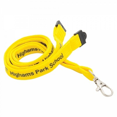 Picture of TUBULAR POLYESTER LANYARD - 10 MM - THUMB TRIGGER in Pantone Matched