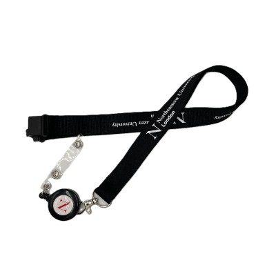 Picture of DYE SUBLIMATED LANYARD with Ski Pull - 10 Mm in White